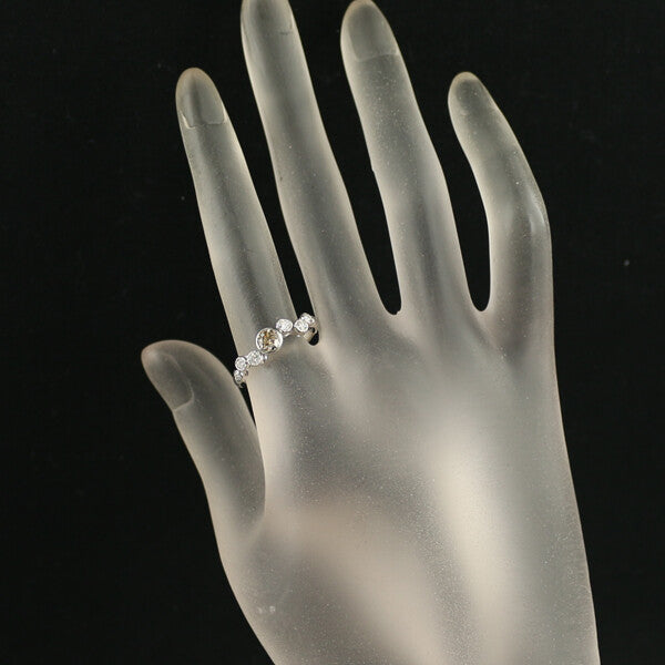 Kashikey Ring Bezel Diamond 0.30Ct/0.20Ct Us6.5 900 Platinum