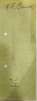 J. Paul Getty Founder Of Getty Oil Company Signed Personal Check April 1939