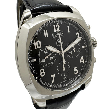 Tag Heuer Monza Caliber 36 Chronograph Date Black Dial Cr5110