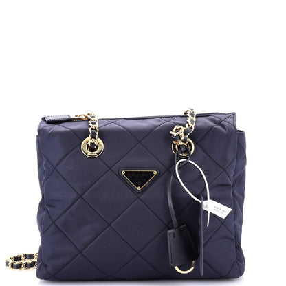 Prada Re-Edition 1995 Chain Tote Quilted Re-Nylon Small