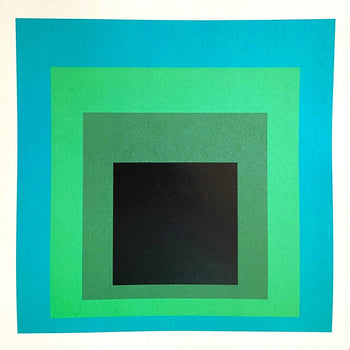 Josef Albers Lithograph Guggenheim Museum Coa Numbered In Pencil
