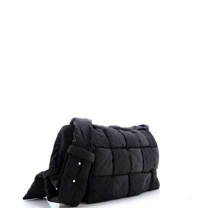 Bottega Veneta Cassette Crossbody Bag Maxi Intrecciato Nylon Large