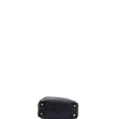 Louis Vuitton Petite Malle Souple Handbag Monogram Empreinte Leather