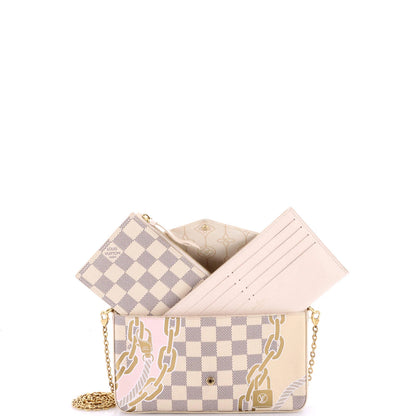 Louis Vuitton Felicie Pochette Limited Edition Nautical Damier