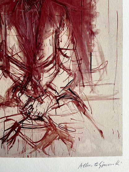 Alberto Giacometti Lithograph 1961 Maeght Coa Numbered Signed