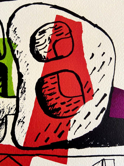 Le Corbusier Lithograph Certified Coa Editions Forces-Vives
