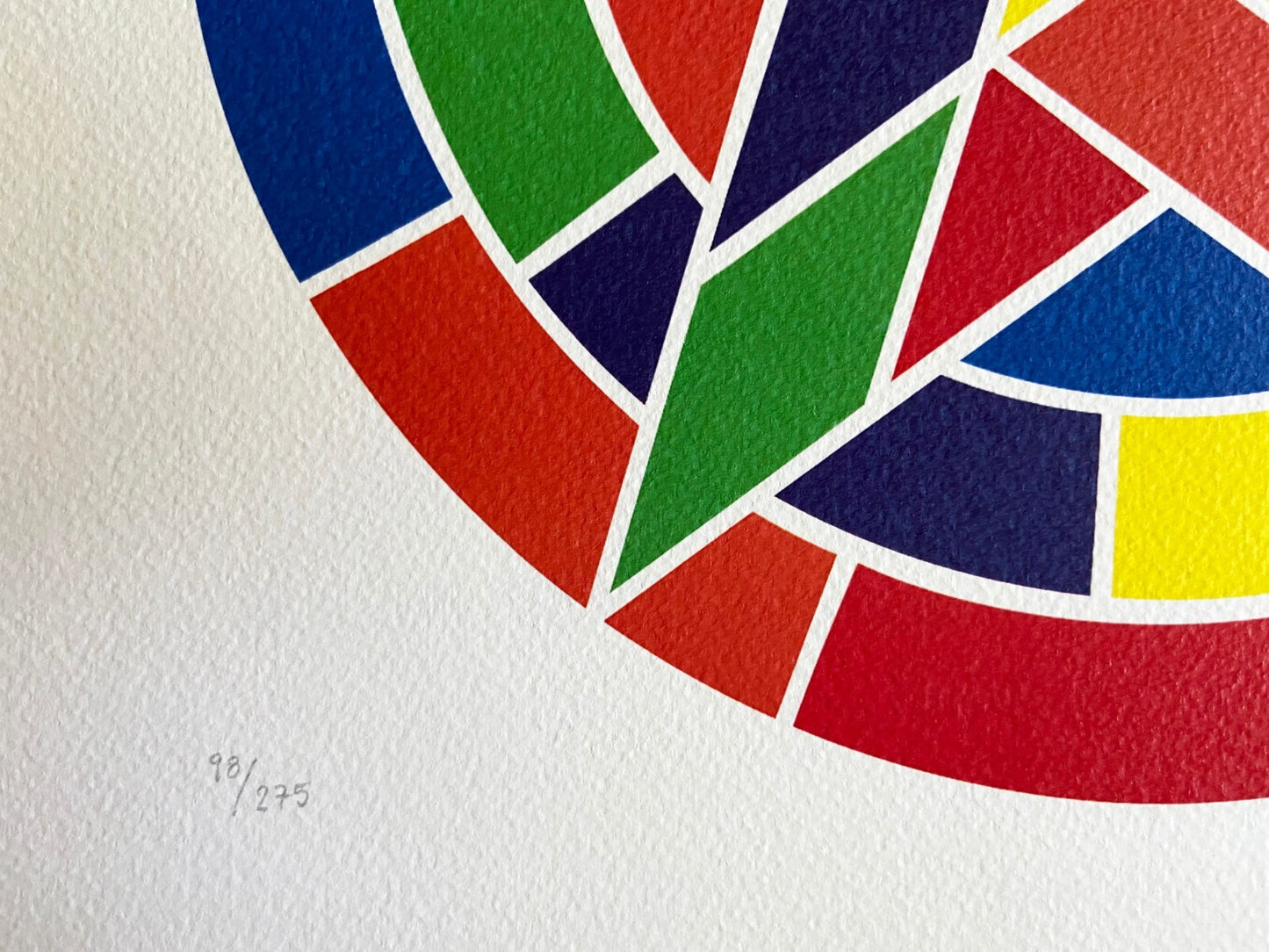 Sol Lewitt Lithograph Coa Numbered In Pencil 275 Ex