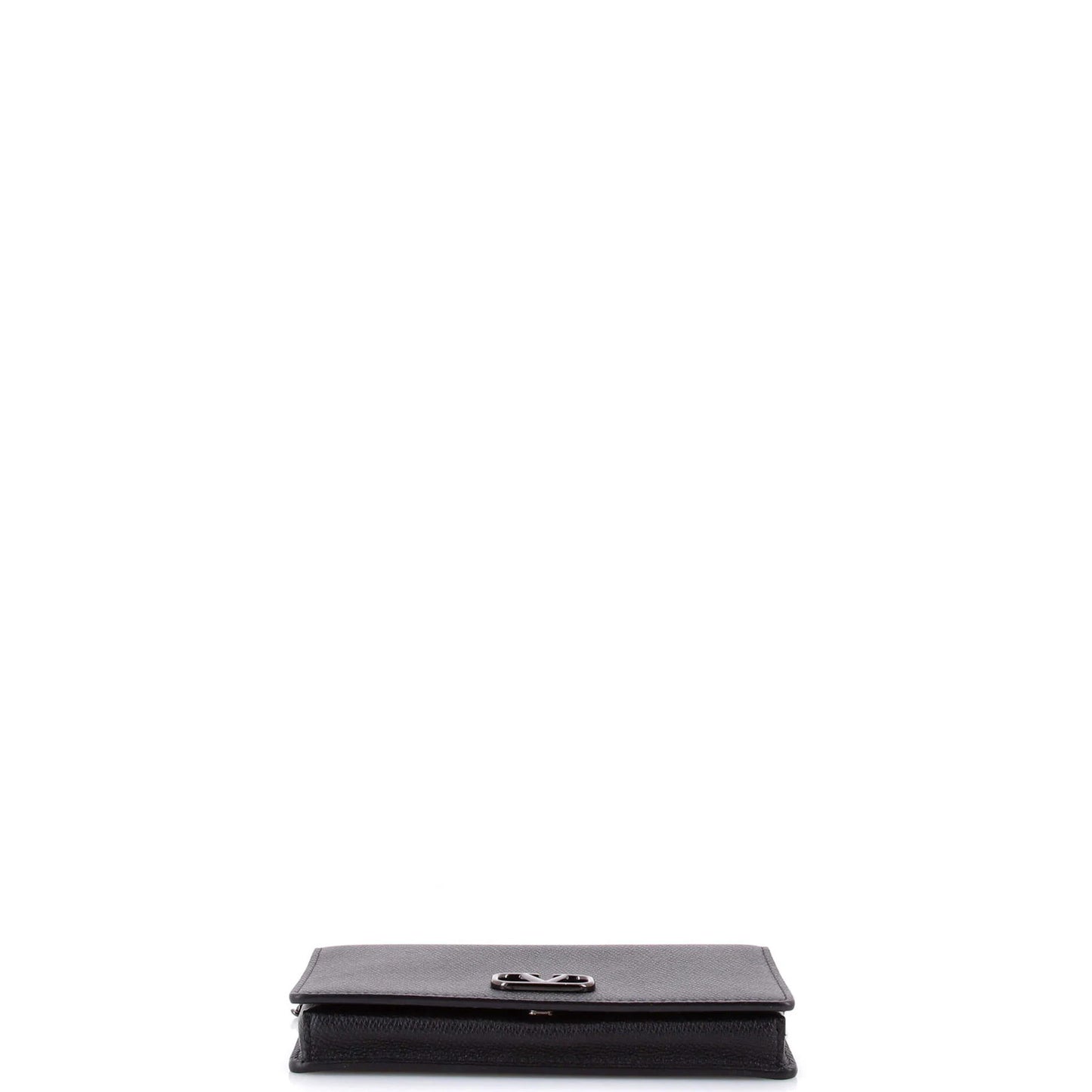 Valentino Garavani Vlogo Signature Wallet On Chain Leather