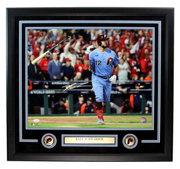 Kyle Schwarber Signed/Auto 16X20 Photo Philadelphia Phillies Framed Jsa 200020