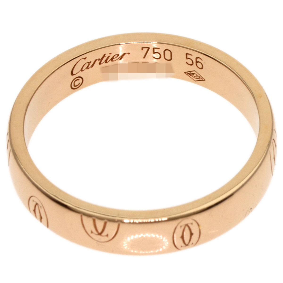 Cartier   Ring Happy Birthday # 56 K18 Pink Gold