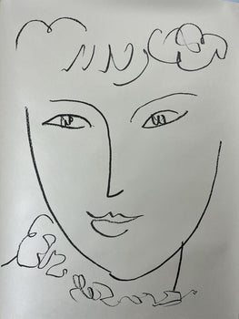Henri Matisse Galerie Maeght Lelong Lithograph Poster Used Condition