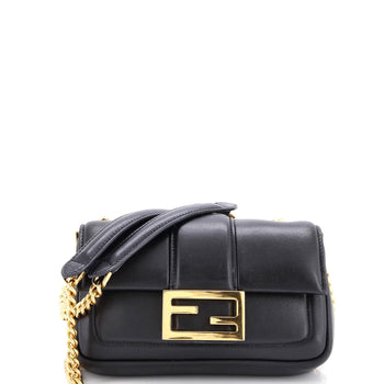 Fendi Chain Baguette Bag Leather Mini