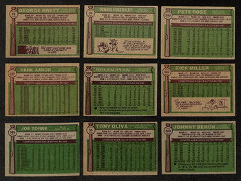1976 Topps Baseball Complete Set (660) Brett Rc