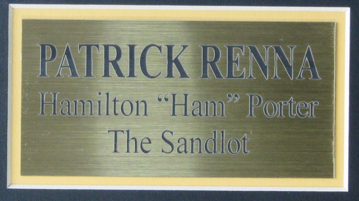 Patrick Renna "Sandlot" Signed  Killin Me Smalls