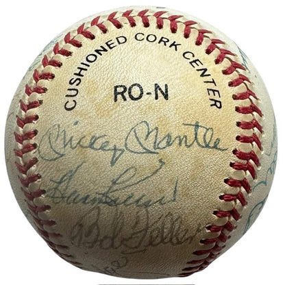 (JSA) MLB Hall Of Famers Autographed Official Baseball