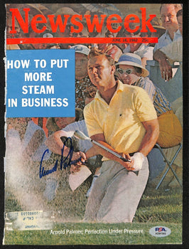 Arnold Palmer Signed June 18, 1962 Newsweek