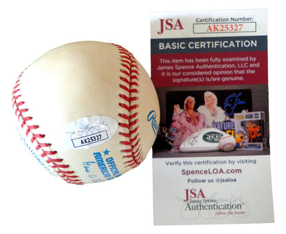 Herman Doc Horn Autographed Oal Baseball Negro