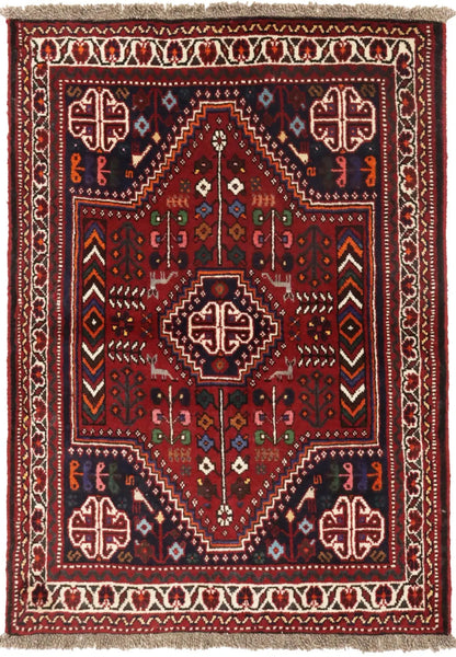 Handmade Tribal Oriental Rug Geometric Wool