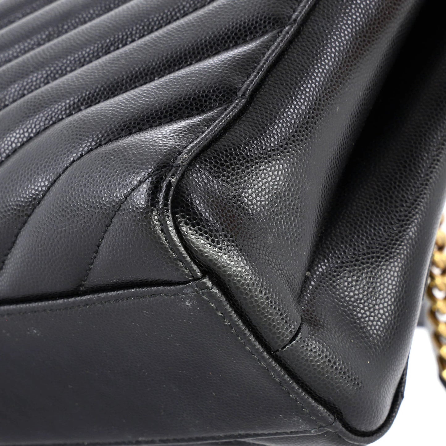 Saint Laurent Tribeca Shopping Tote Matelasse Chevron Leather Medium