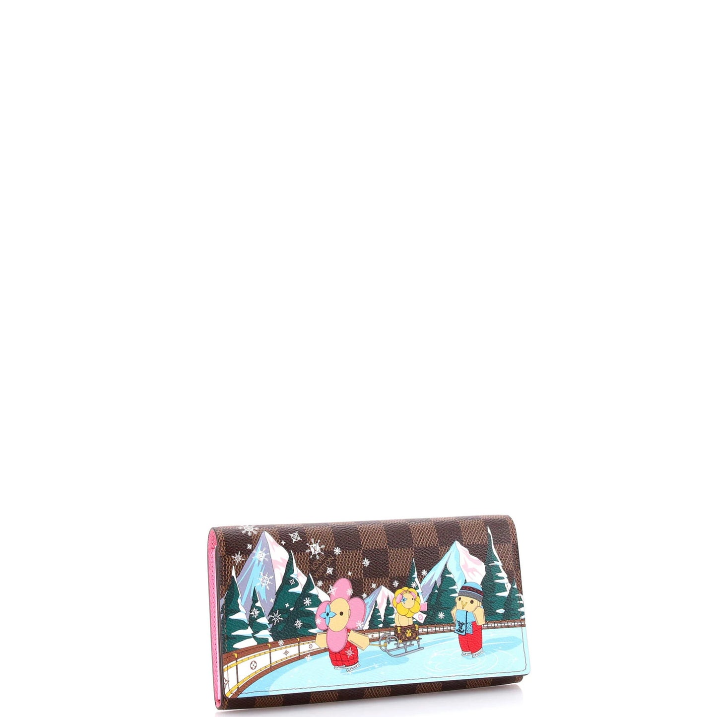 Louis Vuitton Sarah Wallet Limited Edition Vivienne Xmas Damier