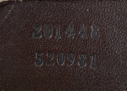 Gucci Front Zip Messenger Gg Coated Canvas Medium