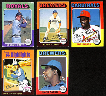 1975 Topps Baseball Card Complete Set (1-660)