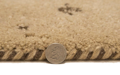 Modern Gabbeh Rug Multicolored Tribal Checker