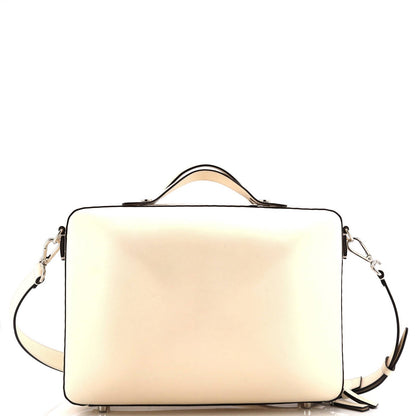 Fendi Ff Logo Suitcase Crossbody Bag Leather Medium