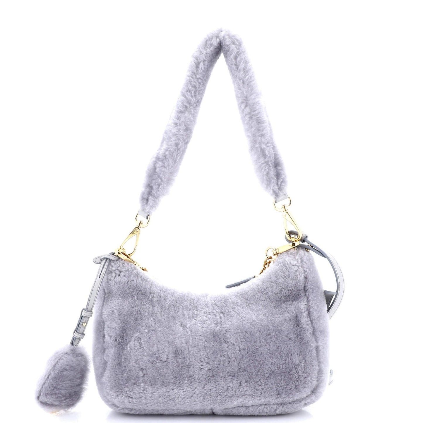 Prada Re-Edition Shoulder Bag Shearling Mini