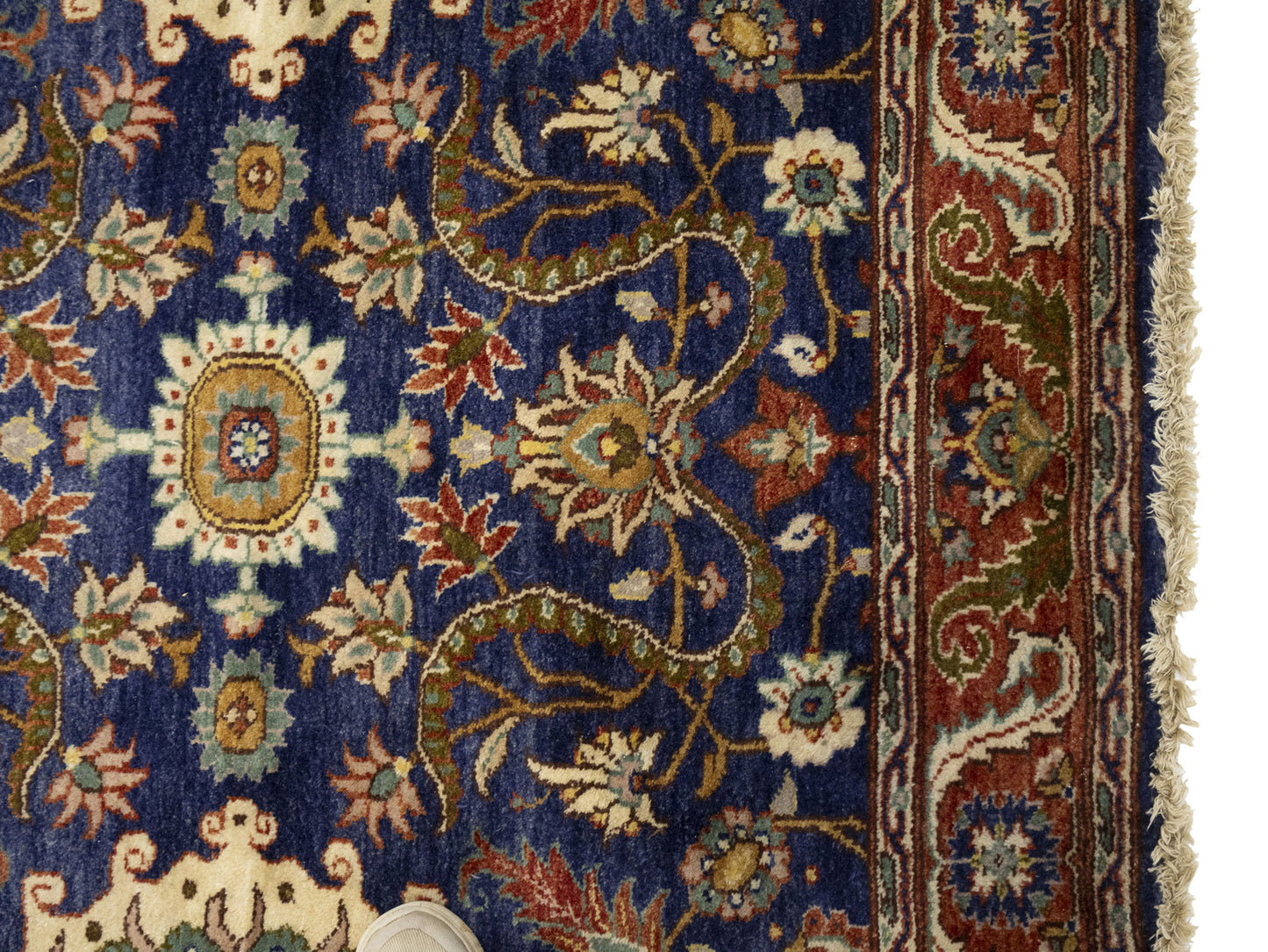 Hand-Knotted Wool Oriental Runner Rug Classic