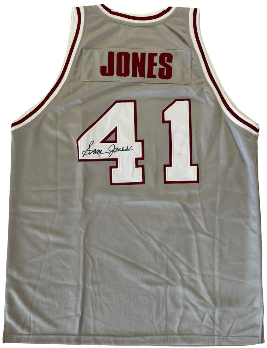 Sam Jones Autographed Xxl North Carolina Central Jersey