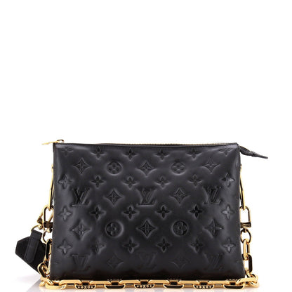 Louis Vuitton Coussin Bag Monogram Embossed Lambskin Pm
