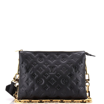 Louis Vuitton Coussin Bag Monogram Embossed Lambskin Pm
