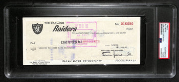 Al Davis Signed/Autographed 1978 Oakland Raiders