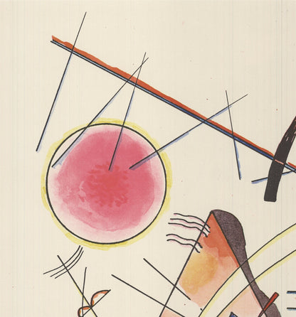 Wassily Kandinsky Watercolor From The Hess Guest Book " Offset Lit
