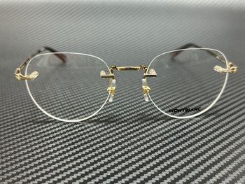 Mont Blanc Mb0268O 001 Gold Men'S 52 Mm Large