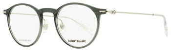 Mont Blanc Mb0099O 001 Silver Round Men'S 48 Mm