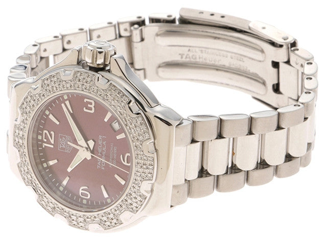 Tag Heuer Formula 1 Date Diamond Bezel Quartz Wac1219 Warranty Certificate