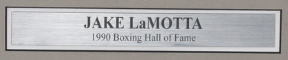 Jake Lamotta Signed/Inscribed "Raging Bull" 11X14