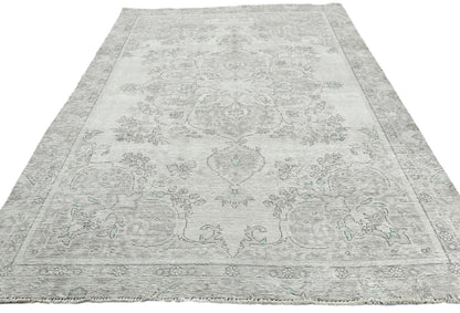 Antique Hand-Knotted Distressed Oriental Rug