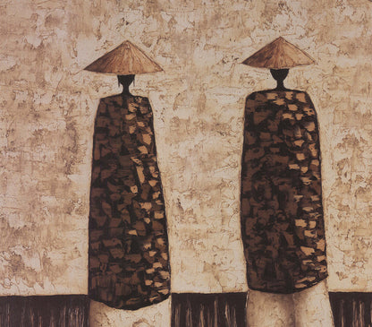 Michel Rauscher Travel By Night " Offset Lithograph African Ame