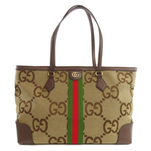 GUCCI 631685 Tote Bag Offdia GG Medium Canvas