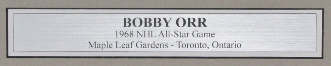 Bobby Orr Hof Signed 11X14 Photo 1968 All-Star Game Framed Gnr 187189