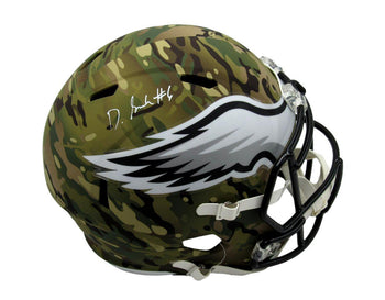 Devonta Smith Signed Full Size Camo Replica