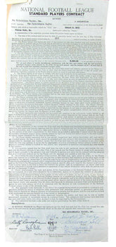 Bert Bell Philadelphia Eagles Signed/Autographed 1958 Contract Jsa 160875