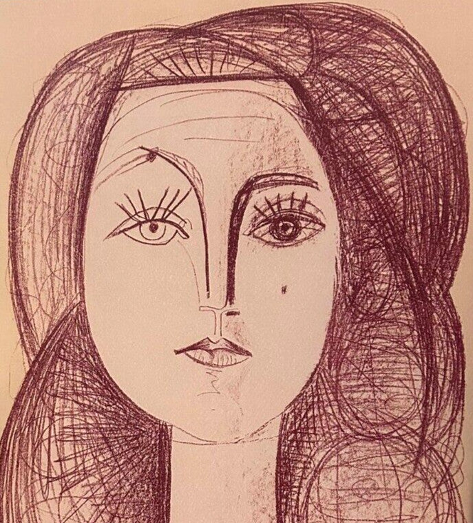 Pablo Picasso Lithograph Coa Signed In Pen Numbered In Pencil Limited