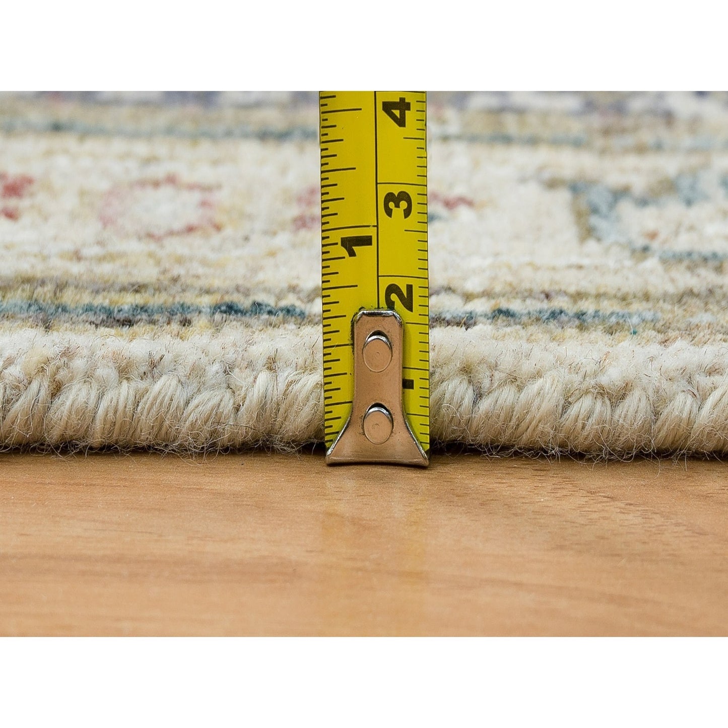 2'5"X8'1" Ivory Reimagined Viss Design Wool Hand Knotted Runner Rug