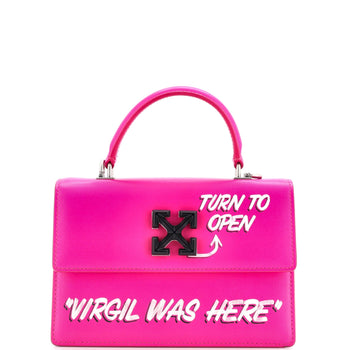 Off White Jitney 1.4 Bag Printed Leather