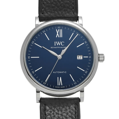 Iwc Portofino Automatic 150 Years Iw356518 Blue Men'S Used Watch #51020