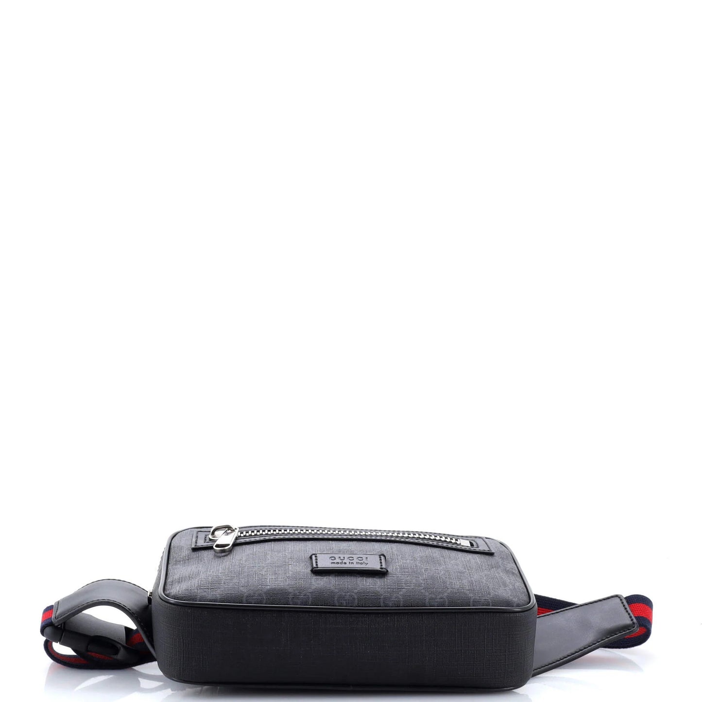 Gucci Soft Zip Belt Bag Gg Coated Canvas Small